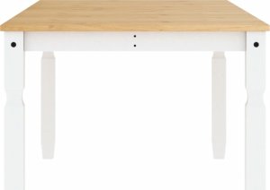 vidaXL Stół jadalniany Corona, biały, 180x90x75 cm, drewno sosnowe 5