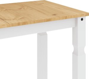 vidaXL Stół jadalniany Corona, biały, 180x90x75 cm, drewno sosnowe 7