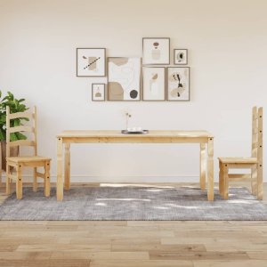 vidaXL Stół jadalniany Corona, 180x90x75 cm, lite drewno sosnowe 3