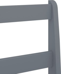 vidaXL vidaXL Krzesła stołowe, 2 szt., szare, 40x46x99 cm, drewno sosnowe 8