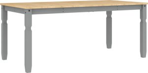 vidaXL vidaXL Stół jadalniany Corona, szary, 180x90x75 cm, drewno sosnowe 2