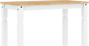 vidaXL vidaXL Stół jadalniany Corona, biały, 112x60x75 cm, drewno sosnowe 6