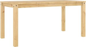 vidaXL Stół jadalniany Panama, 160x80x75 cm, lite drewno sosnowe 6