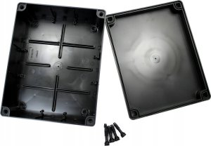 Pawbol Puszka instalacyjna Pawbol S-BOX S-BOX 516CZ bezhalogenowa, bez dławików 240x190x90, IP65, IK08 czarna 2