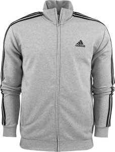 Adidas Dres męski adidas Basic 3-Stripes French Terry szaro-czarny IC6748 S 2