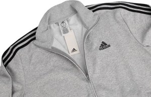 Adidas Dres męski adidas Basic 3-Stripes French Terry szaro-czarny IC6748 S 5