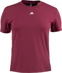 Adidas Koszulka damska adidas Versatile Tee bordowa IL1365 M 1