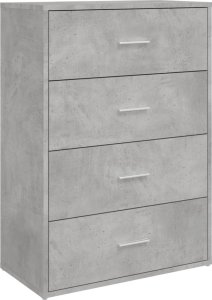 vidaXL vidaXL Szafki, 2 szt., szarość betonu, 60x31x84 cm 4