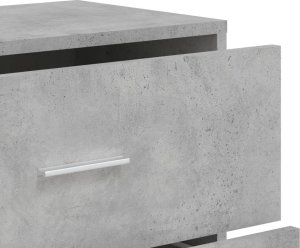 vidaXL vidaXL Szafki, 2 szt., szarość betonu, 60x31x84 cm 8