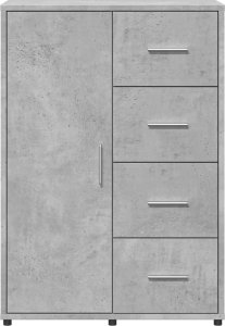 vidaXL vidaXL Szafki, 2 szt., szarość betonu, 60x31x84 cm 6