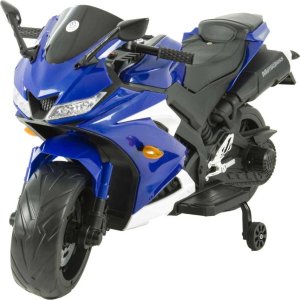 Szomik.pl Duży Motor na akumulator dla dzieci 2 x 45 wat MOTO-L-10-NIEBIESKI 5