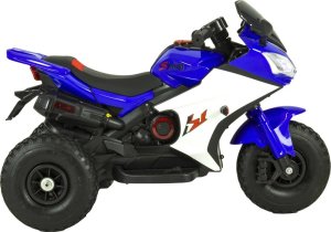 Szomik.pl Motor na akumulator pompowane koła skóra MOTO-M-13-NIEBIESKI 2