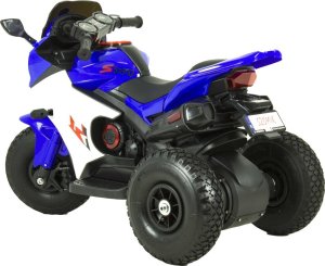 Szomik.pl Motor na akumulator pompowane koła skóra MOTO-M-13-NIEBIESKI 4