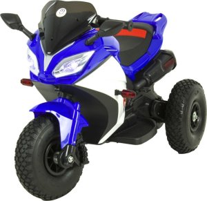 Szomik.pl Motor na akumulator pompowane koła skóra MOTO-M-13-NIEBIESKI 5