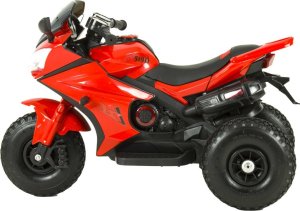 Szomik.pl Motor na akumulator pompowane koła skóra MOTO-M-13-CZERWONY 5