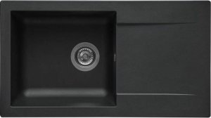 Zlewozmywak Stradour Zlewozmywak Stradour 78 x 43,5 cm Czarny matowy Czarny 1