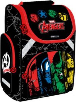 Starpak Tornister szkolny Avengers czarny (372431) 1