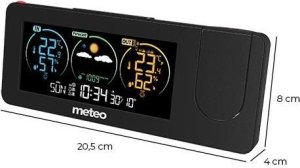 Stacja pogodowa Meteo Stacja pogodowa METEO SP102 z DCF i Projektorem 8