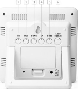 Stacja pogodowa Meteo Stacja pogodowa METEO SP93 z DCF i pogodynką + czujnik 8