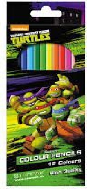 Starpak Kredki ołówkowe 12 kolorów Ninja Turtles 1