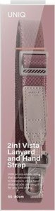 Uniq UNIQ Vista uniwersalna smycz do telefonu 2w1 pastelowy czerwony/light burgundy 4