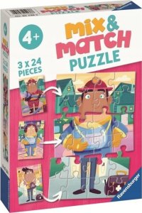 Ravensburger RAVENSBURGER puzzle Job Swap Mix & Match, 3x24pcs., 05136 1