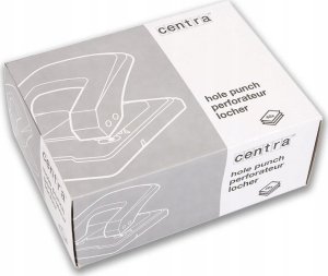 Dziurkacz HP Punch hole Centra HP40 black, up to 40 sheets, metal 1101-107 6