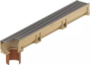 ACO DRAIN DUCT GALV STEEL EUROLINE 1M DN100 1