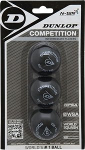 Dunlop Squash ball Dunlop PRO WSF/PSA Official, 3-blister 6