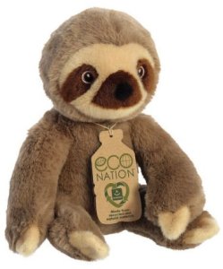 ECO NATION AURORA Eco Nation Plush Sloth, 24 cm 2