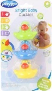 Playgro PLAYGRO pilnai uzdari vonios zaislai Bright Baby Duckies, 0188411 1