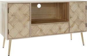 DKD Home Decor MebleTV DKD Home Decor 118 x 40 x 65 cm Metal Jasnobrązowy Drewno paulowni Sosna 1