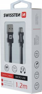 Kabel USB Sourcing USB-A - micro-B 1.2 m Czarny (SW-QU-MICR-USB-1.2-BK) 6