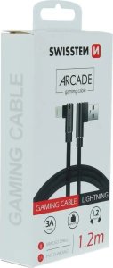 Kabel USB Sourcing USB-A - Lightning 1.2 m Czarny (SW-QU-USB-LIGHT-12M-BK) 4