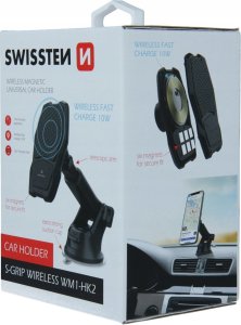 Sourcing Swissten WM1-HK2 Holder With Wireless Charging + Micro USB Cable 1.2m Black 7