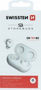 Słuchawki Sourcing Swissten Stone Buds Bluetooth 5.0 Stereo Headphones with Microphone White 7