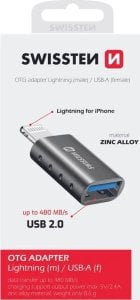 Adapter USB Sourcing Swissten OTG Adapter Lightning to USB Connection 1