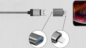 Adapter USB Sourcing USB-A - Lightning Szary  (55500300) 7
