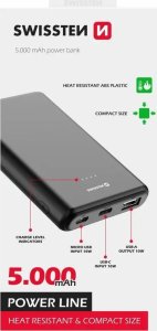 Powerbank Sourcing MINISW5K 5000 mAh Czarny 3