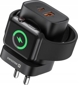 Zasilacz do laptopa Sourcing Swissten Travel Network Charger USB-A / USB-C / iWatch 4