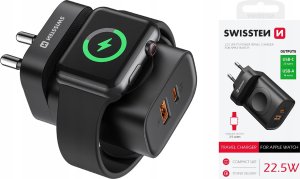 Zasilacz do laptopa Sourcing Swissten Travel Network Charger USB-A / USB-C / iWatch 6