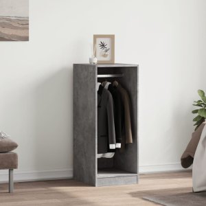 vidaXL vidaXL Szafka garderobiana, szarość betonu, 48x41x102 cm 3