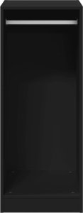 vidaXL vidaXL Szafka garderobiana, czarna, 48x41x102 cm 5