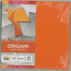 Interdruk Papier origami 10x10cm Fluo+Pastel 1