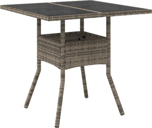 vidaXL vidaXL 5-cz. zestaw mebli ogrodowych z poduszkami, szary, polirattan 4