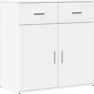 vidaXL vidaXL Szafki, 2 szt., białe, 79x38x80 cm, materiał drewnopochodny 4