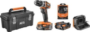 Wiertarko-wkrętarka AEG Cordless impact drill AEG BSB18SBL-202TBLK1 1