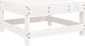 vidaXL 10-częściowy zestaw wypoczynkowy do ogrodu, biały, drewno sosnowe 4