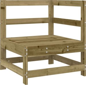 vidaXL 10-częściowy zestaw wypoczynkowy do ogrodu, impregnowana sosna 5