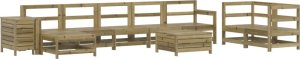 vidaXL 10-częściowy zestaw wypoczynkowy do ogrodu, impregnowana sosna 2